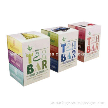 Paper Boxes with Emboss/Deboss, Partial UV Printing